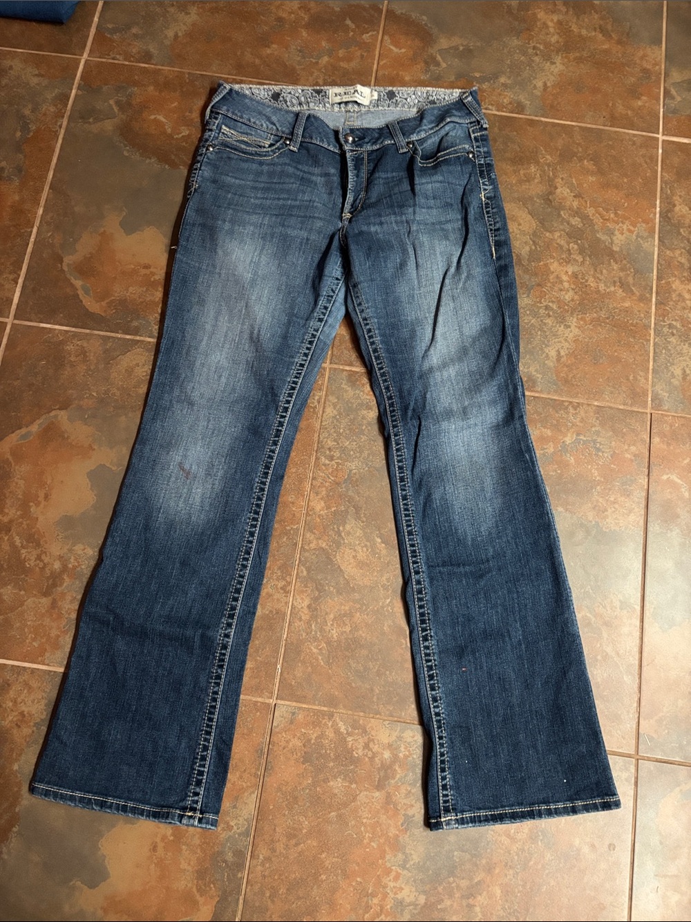 Ariat Women's Medium Blue Bootcut Jeans 33L